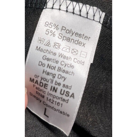 LuaRoe Duster Women's Size Large Black Multicolor Floral Long Sleeve - Picture 6 of 6